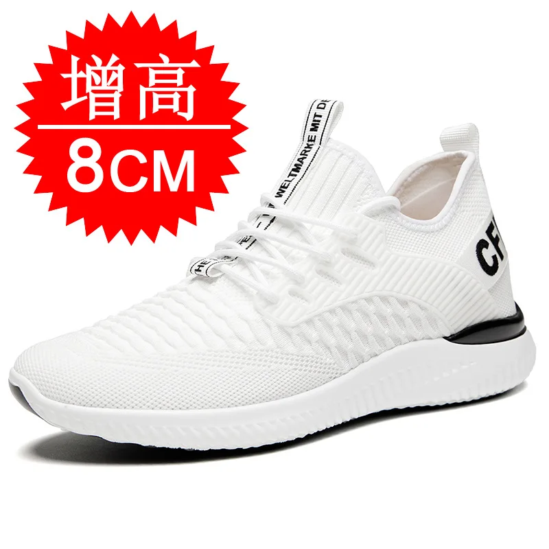 Men Shoes Size Chart - 男性通気性身長増加靴軽量スニーカー目に見えない身長増加靴 8 センチメートル通気性メッシュスニーカー 10 センチメートル