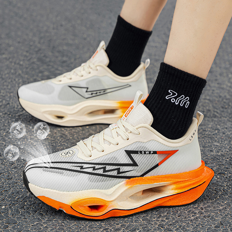 Canvas Sneaker High - フルカーボンプレートアスレチックスニーカー、速乾ニットアッパー、高反発ミッドソール、滑り止め耐摩耗性アウトソール、男女兼用
