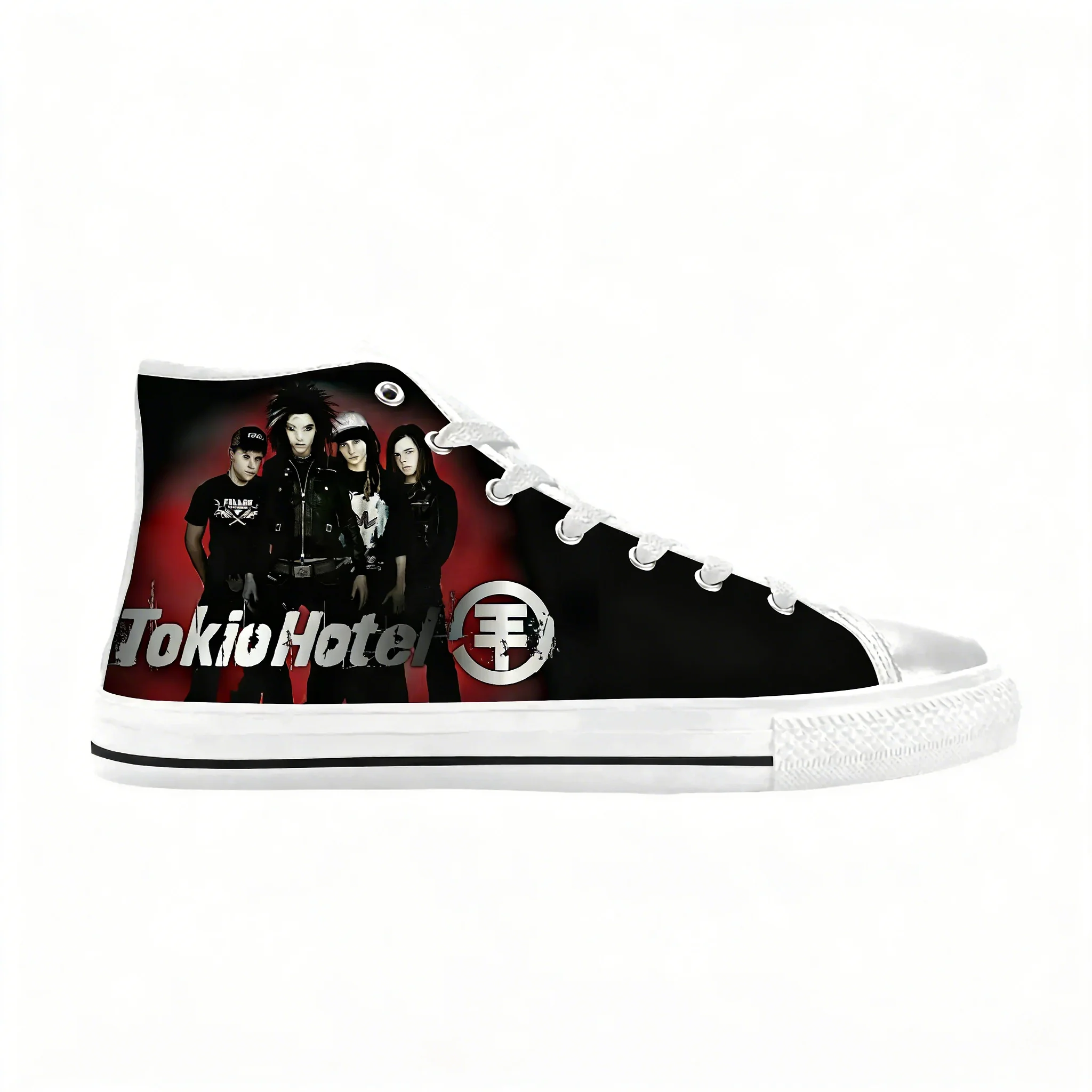 Canvas Sneaker High - ホテルロックバンド音楽歌手クールファッション Tokios カジュアル布靴ハイトップ快適な通気性 3D プリント男性女性スニーカー