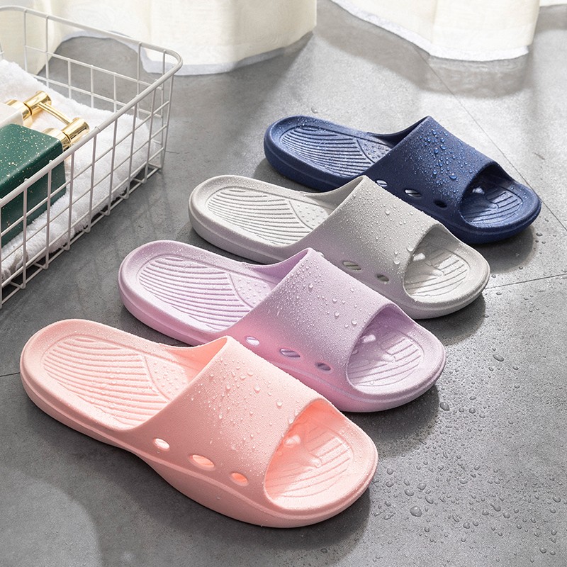 新しい女性用滑り止めスリッパ、男性用スライドシャワーシューズ - Men'S Shoes Non Slip のレビューと価格