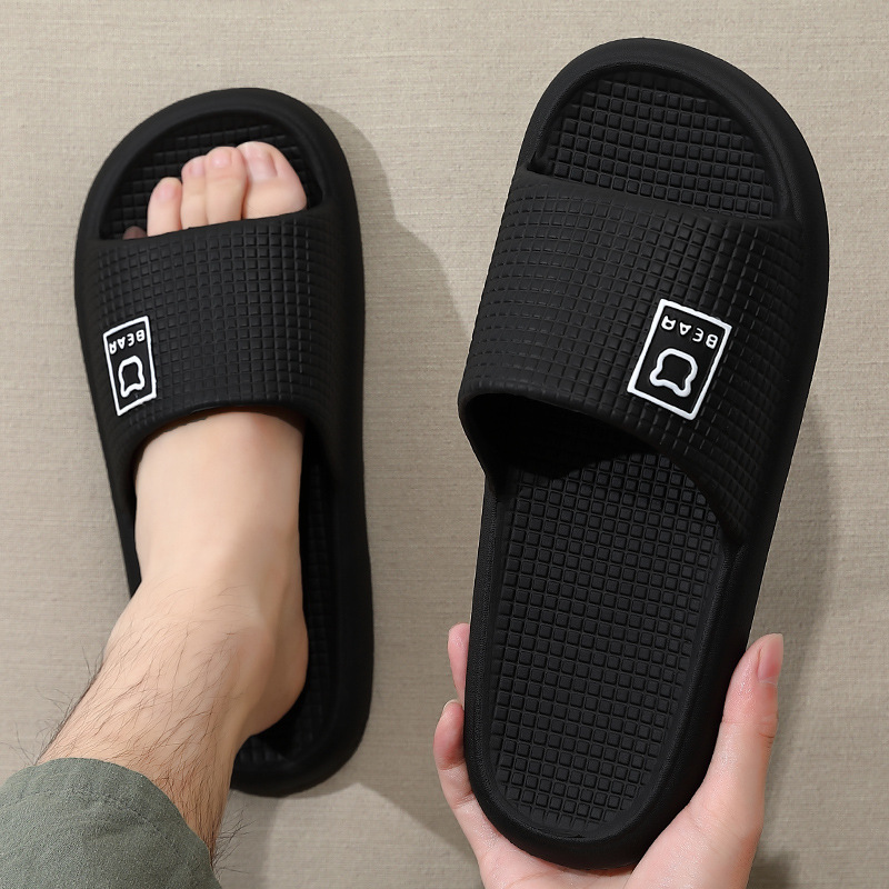 女性の夏のスリッパシャワーシューズカップルホームバスルームノ - Men'S Shoes Non Slip のレビューと価格