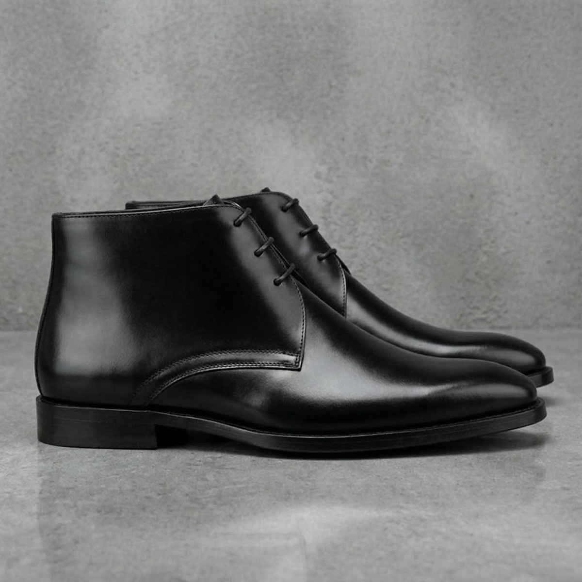 メンズカーフレザーウェスタンアンクルブーツ、快適でエレガント - Men Shoes Elegant のレビューと価格