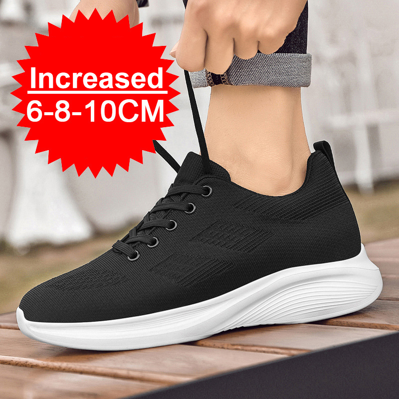 フライングウィービング通気性アップ8/10cm見えない身長ア - Men Shoes Size Chart のレビューと価格