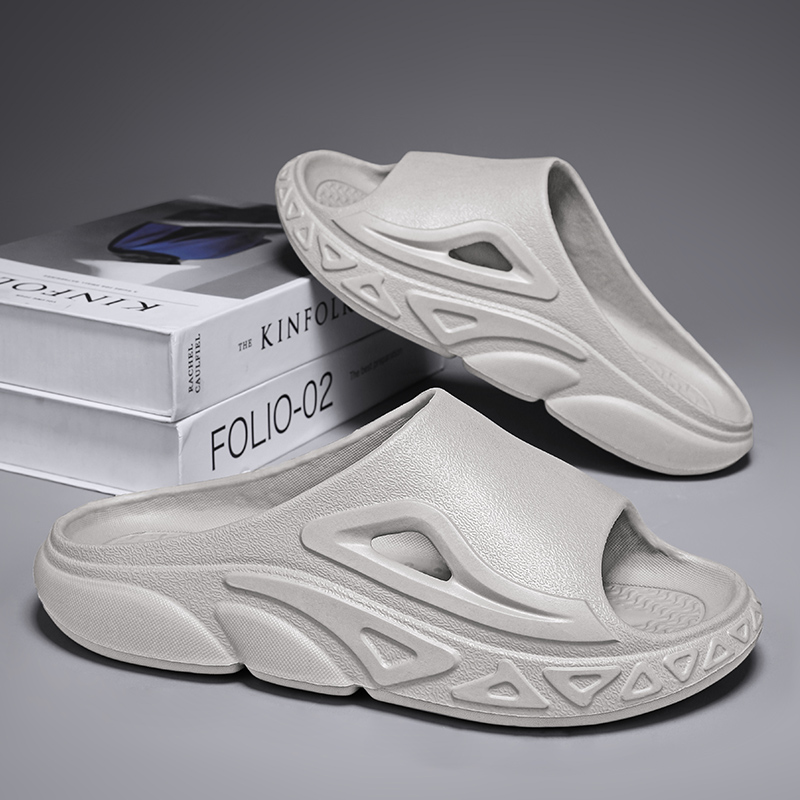 Y2K 2026 新韓国風グレー スリッパ ユニセックス ト - Men'S Shoes Non Slip のレビューと価格