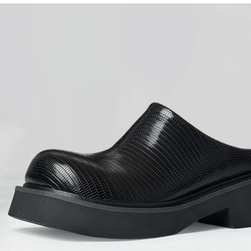 6cmヒール メンズファッションスリッパ 高級本革 2026 - Men Shoes Elegant のレビューと価格