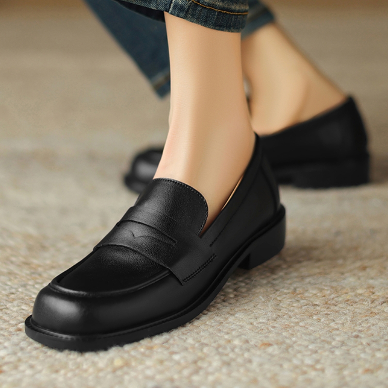 春のオックスフォードシューズ女性のための本革デザイナーフラッ - Men Shoes Elegant のレビューと価格