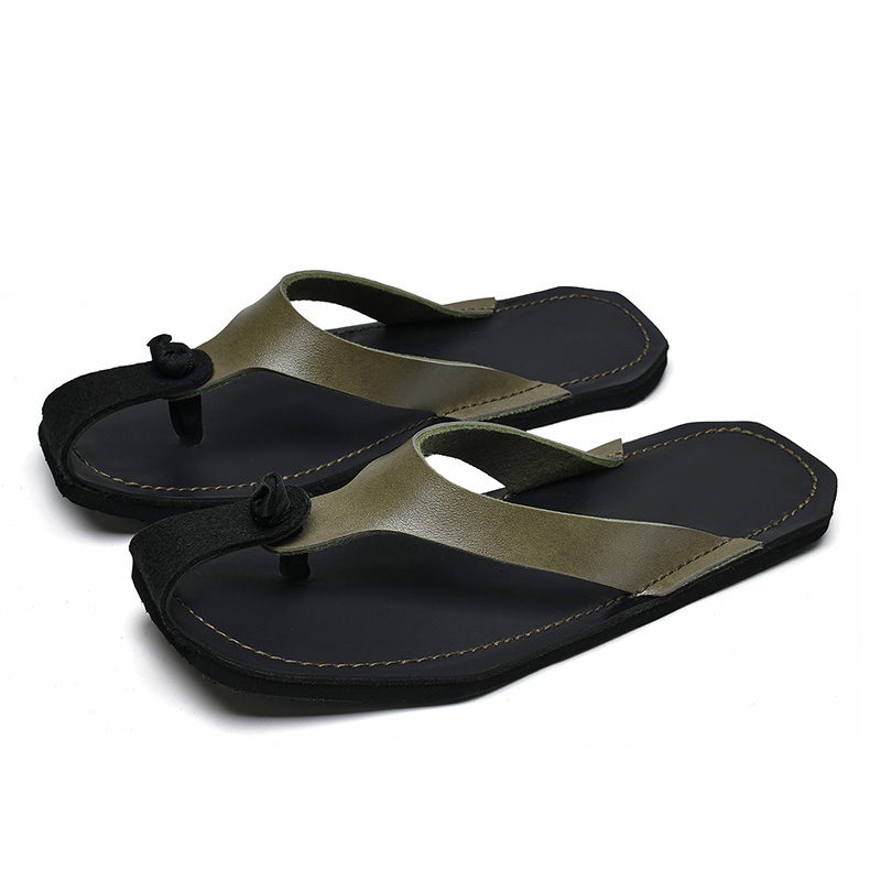 夏のファッション男性ビーチサンダル男性軽量快適エレガントブラ - Men Shoes Elegant のレビューと価格