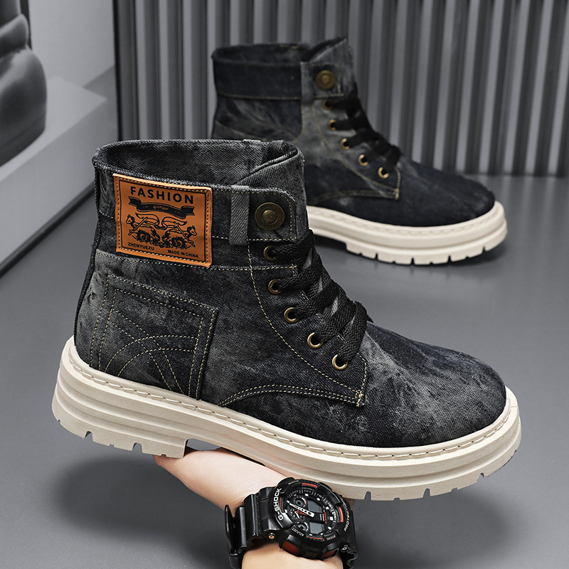 2026年春 メンズハイカットシューズ ファッションキャンバ - Canvas Sneaker High のレビューと価格