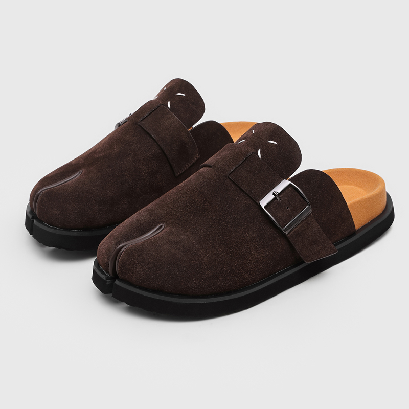 最新のトレンドメンズスプリットトゥミュールシューズ、高品質メ - Men'S Shoes With Toes のレビューと価格