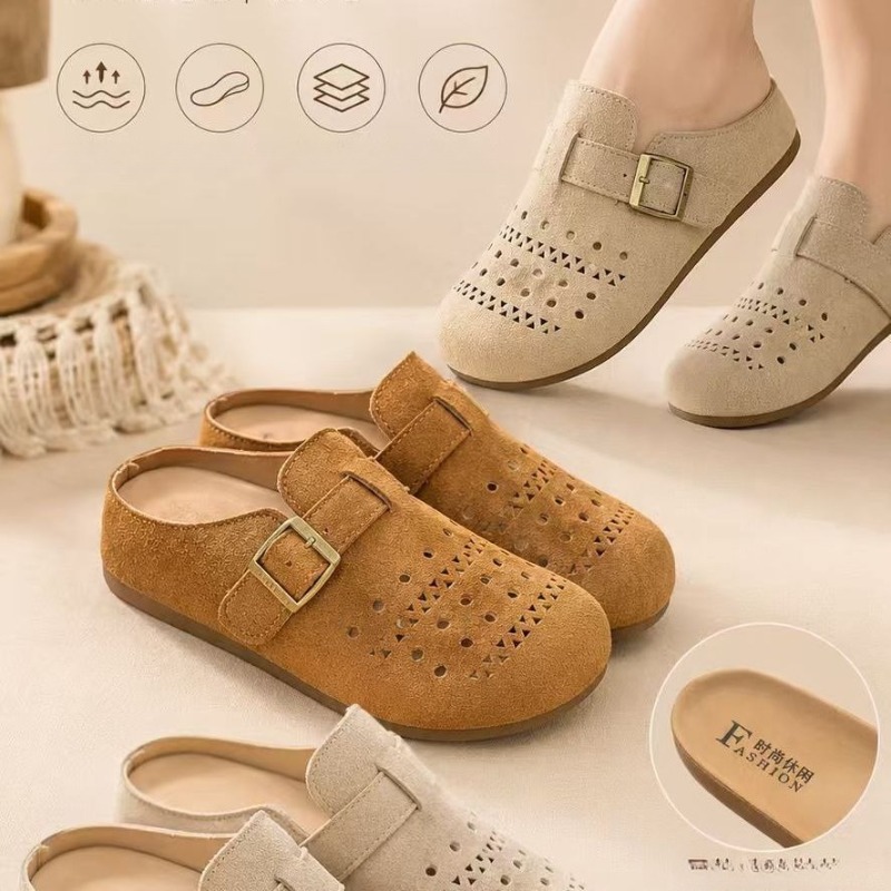 レディースサマー厚底スリッポンサンダルオープントゥプラットフ - Men'S Shoes With Toes のレビューと価格