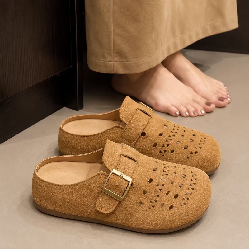 レディースサマー厚底スリッポンサンダルオープントゥプラットフ - Men'S Shoes With Toes のレビューと価格