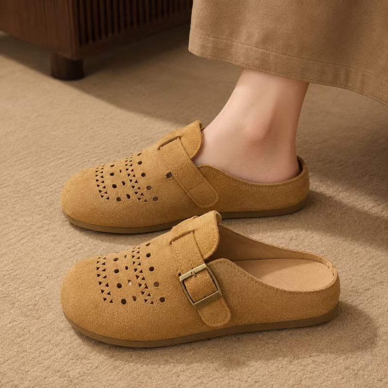 レディースサマー厚底スリッポンサンダルオープントゥプラットフ - Men'S Shoes With Toes のレビューと価格