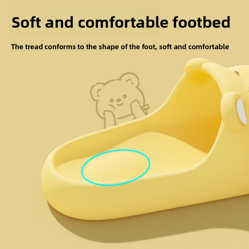 ユニセックスEVAベアーカートゥーンホームスリッパ、ソフトで - Men'S Shoes Non Slip のレビューと価格