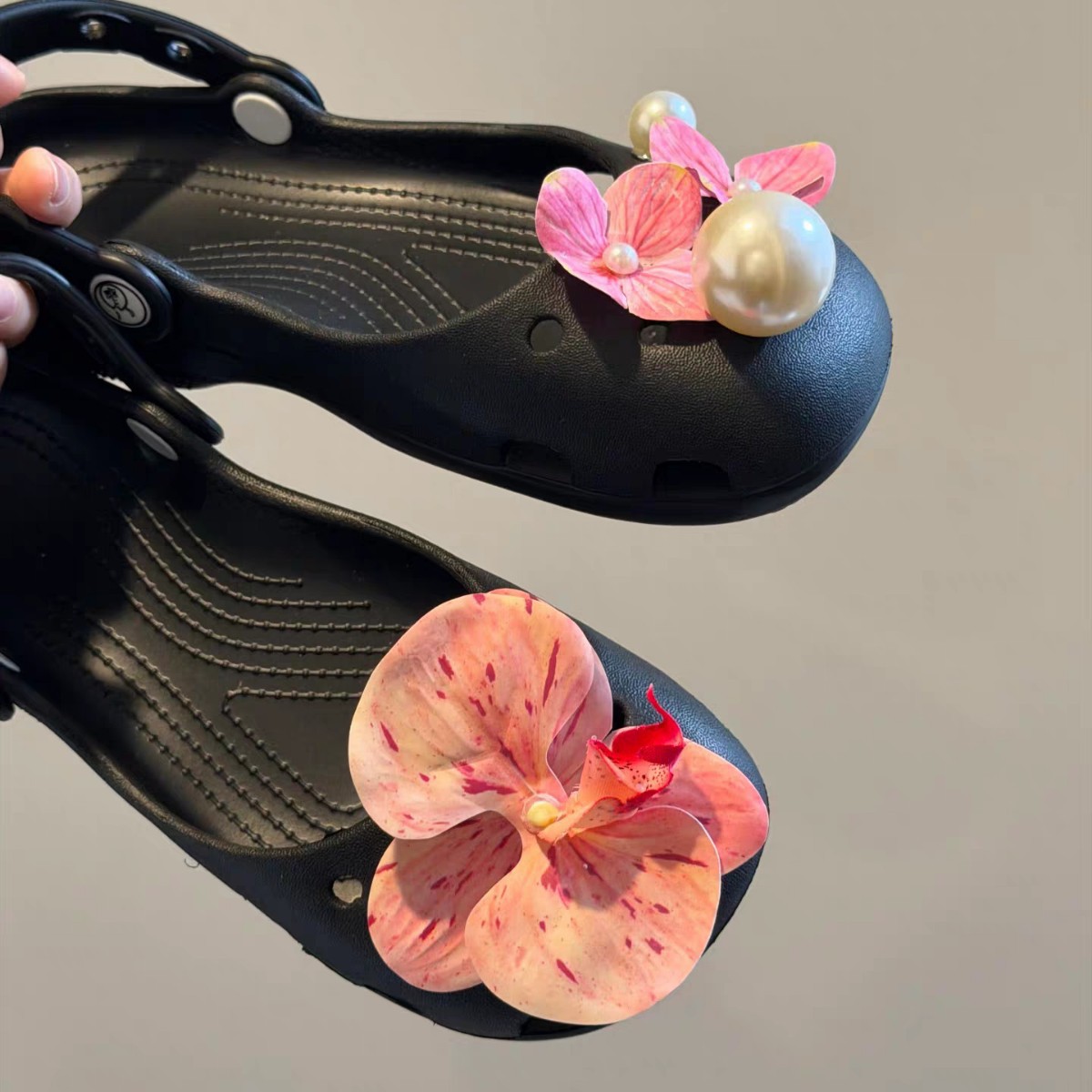 デザイナーレトロフラワーDIYバレエクロッグス女性用サマー2 - Men Shoes Elegant のレビューと価格