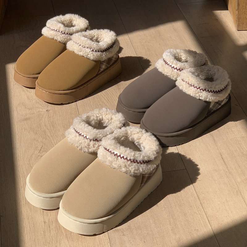 2026 プラットフォームふわふわスリッパ女性/男性ハウスフ - Men Shoes Elegant のレビューと価格