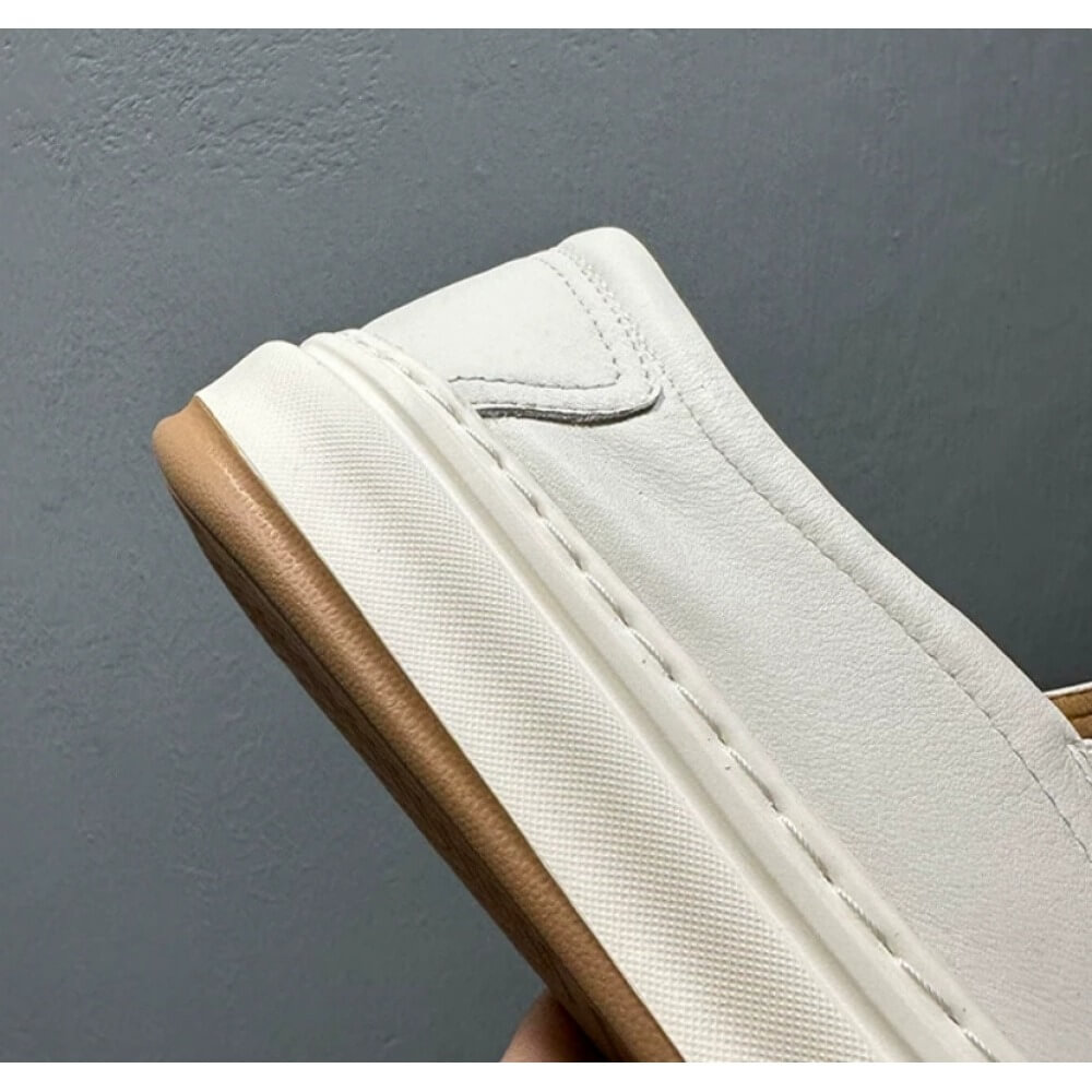 高級ホワイトレザーカジュアルローファー – 終日快適＆多用途 - Men'S Shoes Smart のレビューと価格