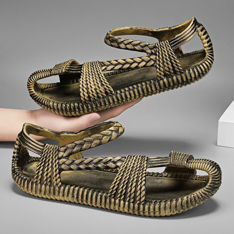 レトロローマンサンダルスポーツサンダル男性夏の屋外カップルビ - Men Shoes On Cloud のレビューと価格