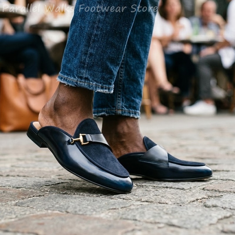 スマートカジュアル メンズ スエード パテントレザー ミュー - Men'S Shoes Smart のレビューと価格