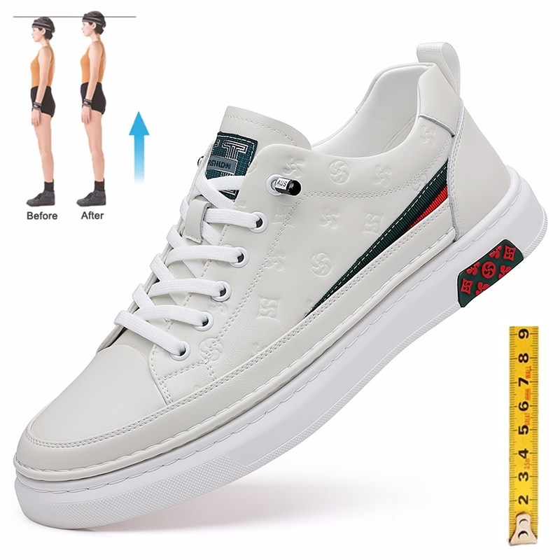 メンズ本革スニーカー,カジュアル春秋フラット/5cm,通気性 - Men Shoes Size Chart のレビューと価格