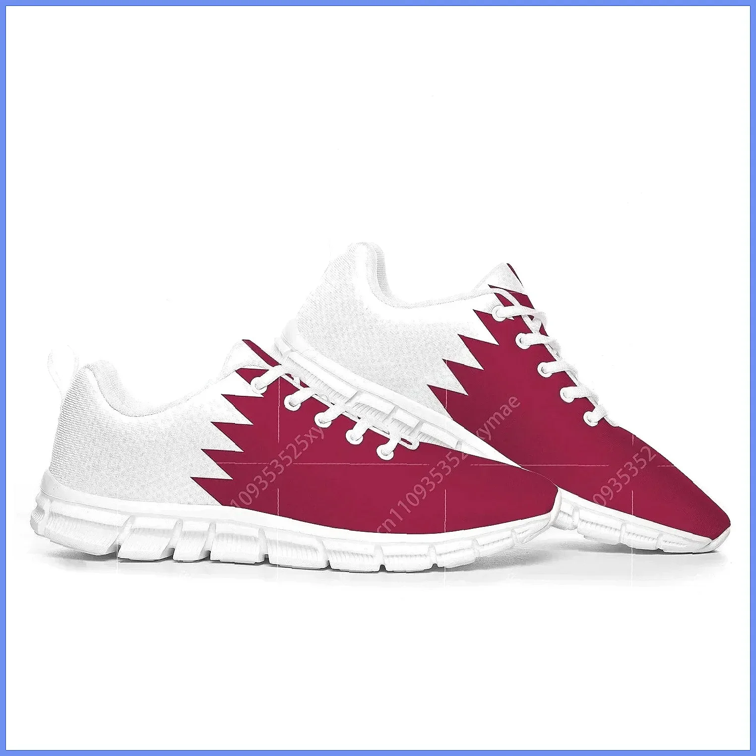 カタール国旗柄スポーツシューズ、男女兼用カスタムスニーカー、 - Men Shoes Qatar のレビューと価格