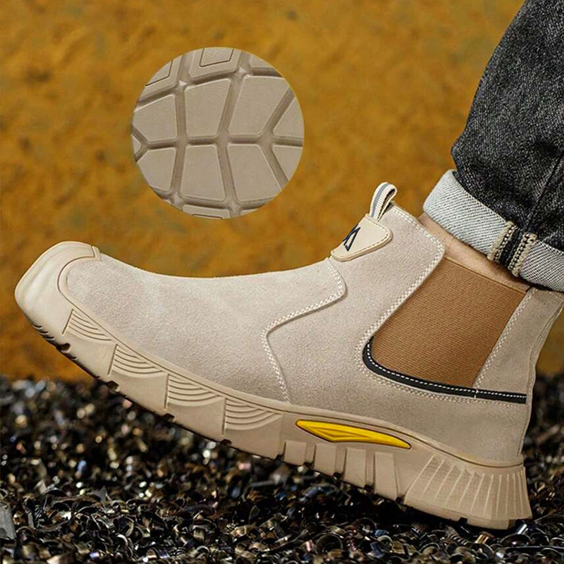 耐摩耗性と耐久性に優れたスチールトゥ作業靴（男女兼用）、耐衝 - Men'S Shoes With Toes のレビューと価格