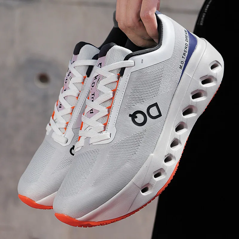 男性女性快適な靴ユニセックス通気性メッシュ超軽量屋外ランニン - Men Shoes On Cloud のレビューと価格