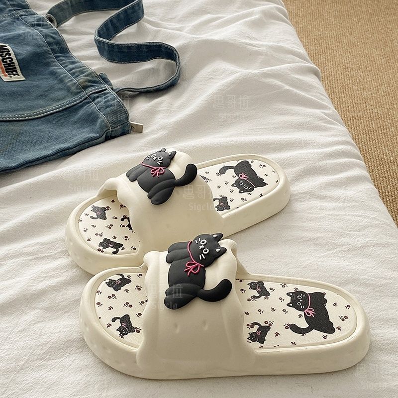 Printting かわいいクマの女性スリッパ夏屋内ソフト漫 - Men'S Shoes Non Slip のレビューと価格
