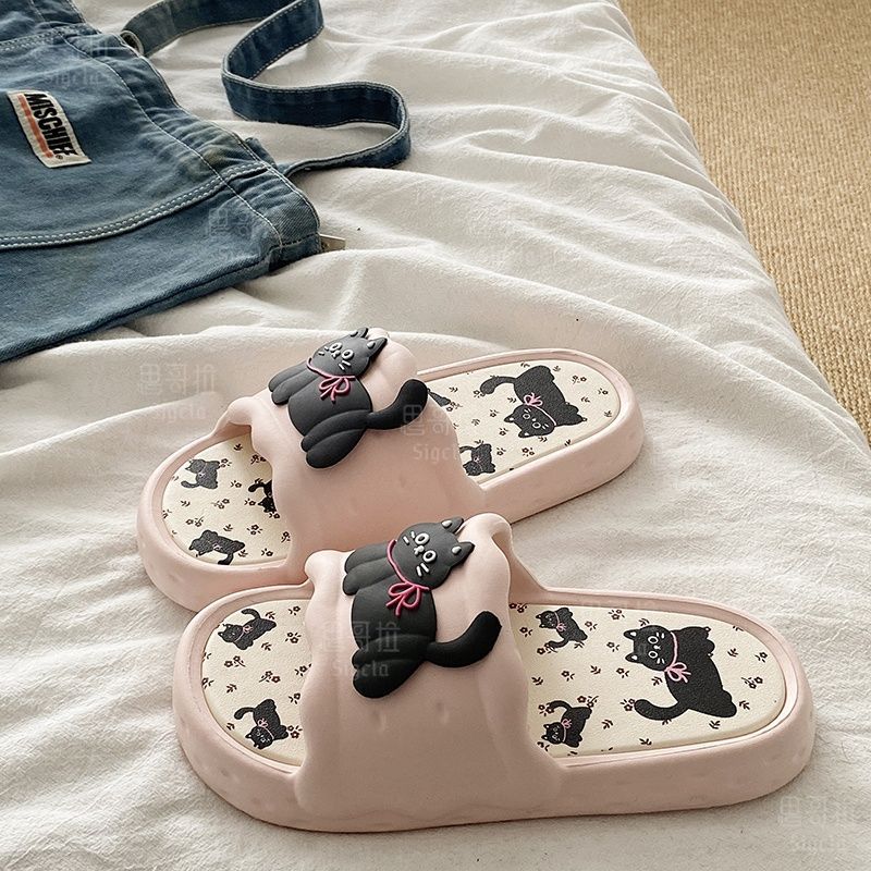 Printting かわいいクマの女性スリッパ夏屋内ソフト漫 - Men'S Shoes Non Slip のレビューと価格