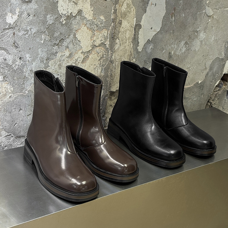 ヴィンテージメンズブーツ高級手作り品質 2026 春快適なア - Men Shoes Elegant のレビューと価格