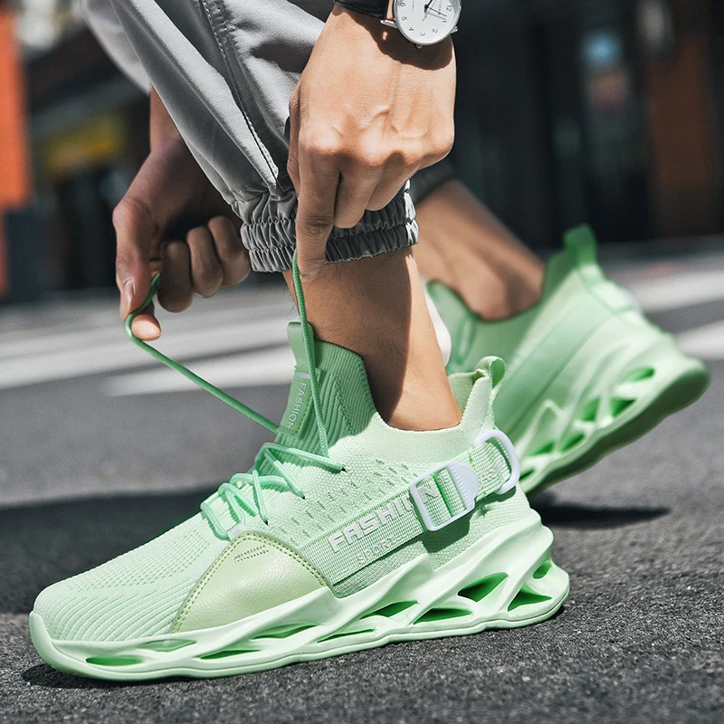 2025 メンズシューズファッション軽量通気性メッシュスポー - Men Shoes Size Chart のレビューと価格