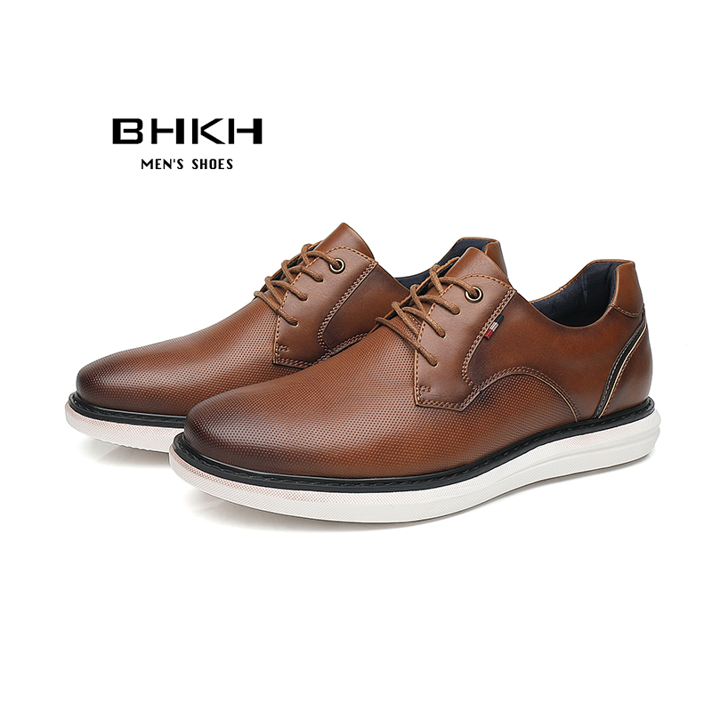 BHKH 2026 本革ドレスシューズ 快適メンズカジュアル - Men'S Shoes Smart のレビューと価格