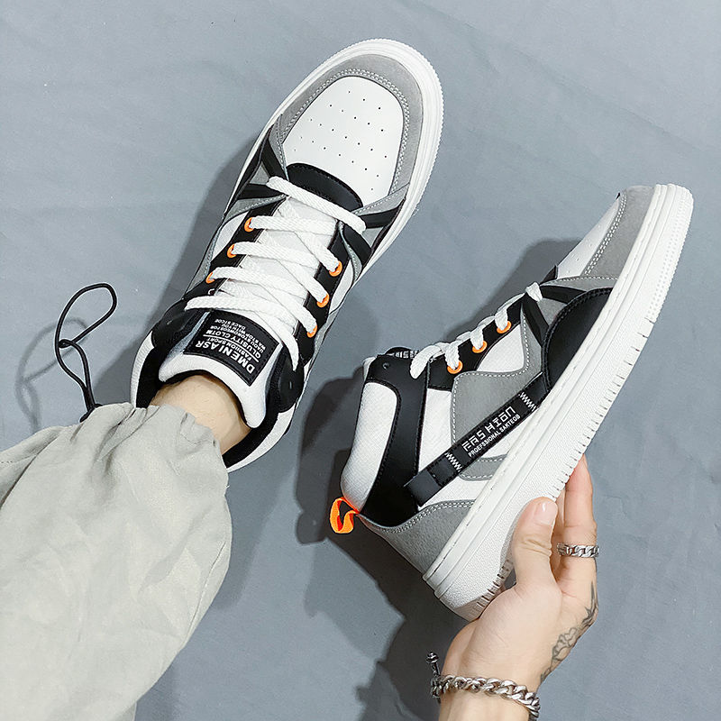 メンズ 厚底 ホワイト ハイトップ キャンバス スニーカー  - Canvas Sneaker High のレビューと価格