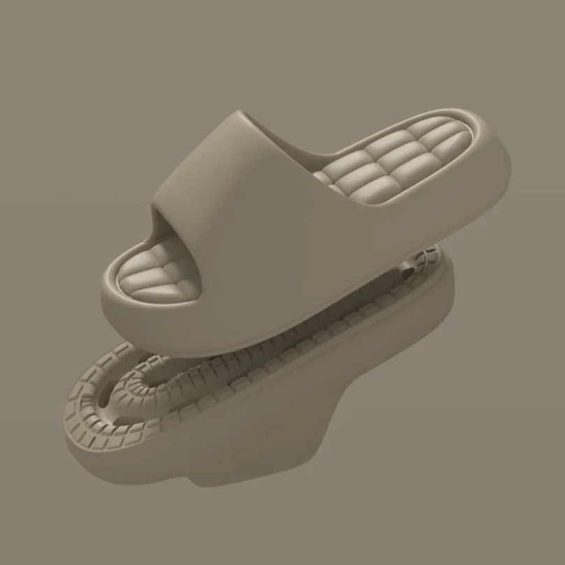 クラウドスリッパ レディース チェック柄 サマーサンダル ビ - Men'S Shoes Non Slip のレビューと価格