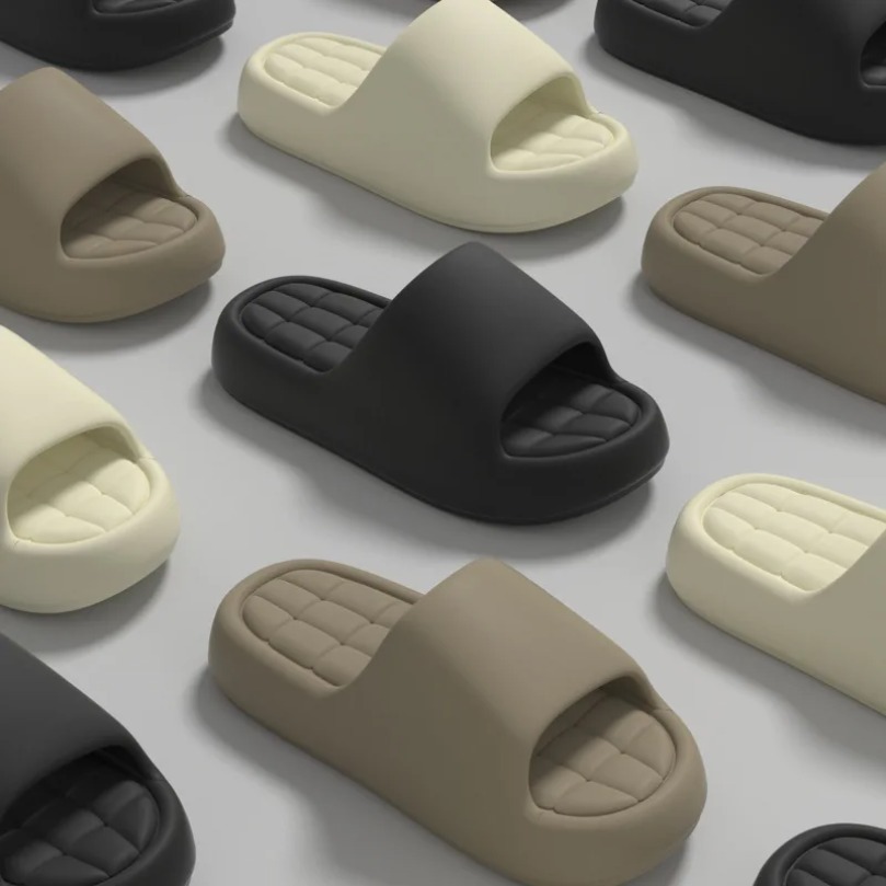 クラウドスリッパ レディース チェック柄 サマーサンダル ビ - Men'S Shoes Non Slip のレビューと価格