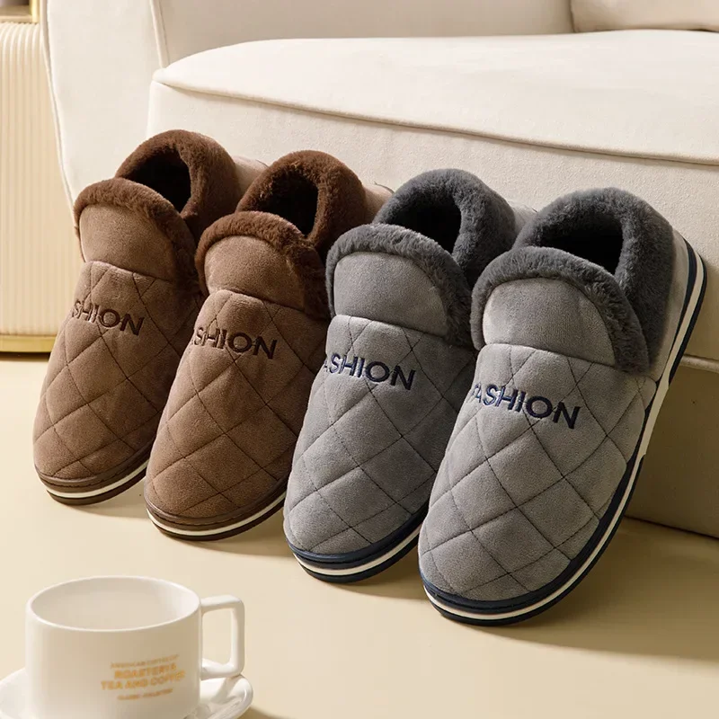 ビッグサイズ 47 48 49 50 男性冬暖かいスリッパ防 - Men'S Shoes Popular のレビューと価格