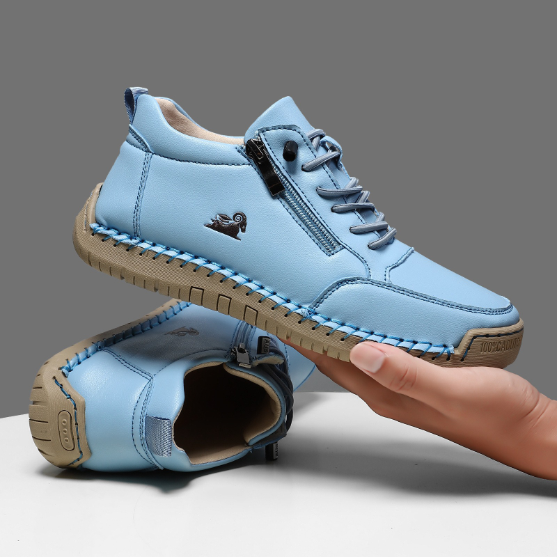 女性用スニーカー手作りレザーカジュアルシューズアウトドアソフ - Men'S Shoes Popular のレビューと価格