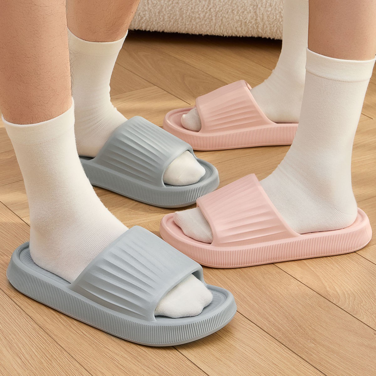 女性用サマーサンダル、滑り止めEVAソフトソールシャワースリ - Men'S Shoes Non Slip のレビューと価格